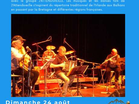 Cours de danse folk avec le groupe J'attendsveille au Centre Culturel de la Gorge