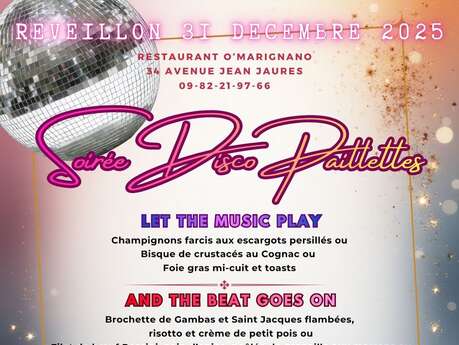 Soirée de la Saint-Sylvestre au restaurant O'Marignano