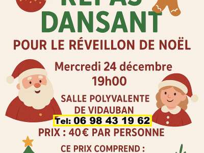 Réveillon de Noël - Soirée Repas Dansant