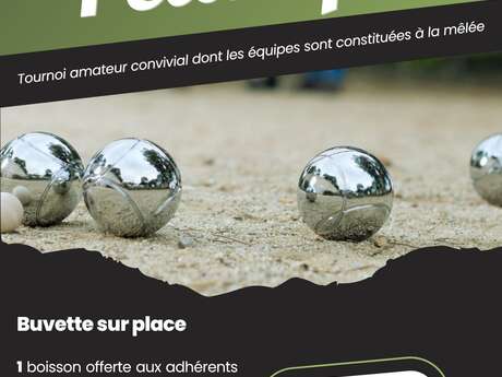 Tournois de pétanque à la mêlée
