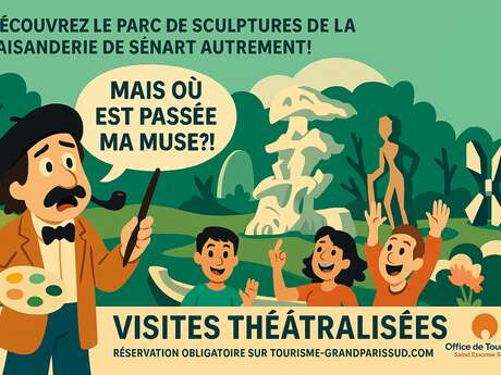 Visite théâtralisée du parc de sculptures de la Faisanderie de Sénart