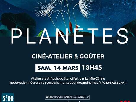 Ciné-atelier et goûter - PLANÈTES