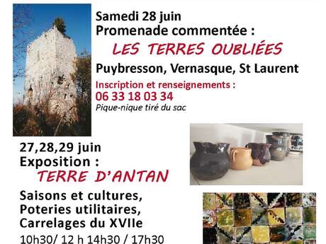 Exposition Terres d'Antan -  Journées du Patrimoine de Pays et des Moulins