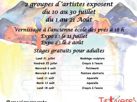 Stage Travers'Arts : Aquarelle