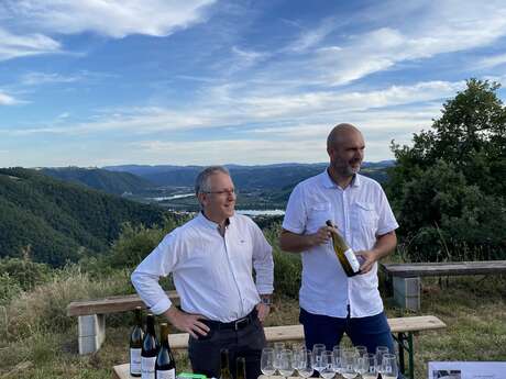 Brunch "breton" dans les vignes