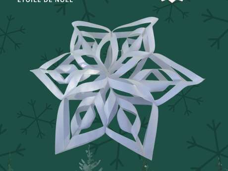 Festi'Pichoun : Animationen in der Bibliothek. Workshop zum Basteln eines Kirigami-Weihnachtssterns