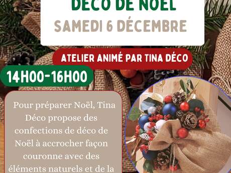 Atelier confection de déco de Noël