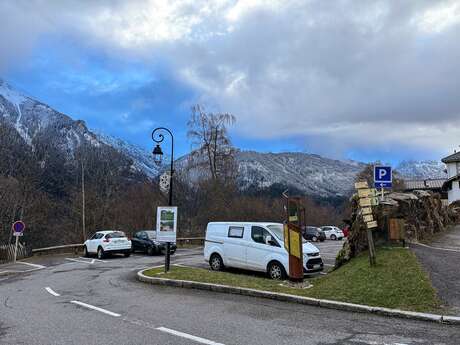 Parcheggio Saint-Nicolas de Véroce Ufficio del turismo - seggiovia Chef-Lieu