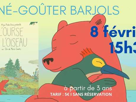 Ciné gouter : L'ourse et l'oiseau ( enfants à partir de 3 ans)