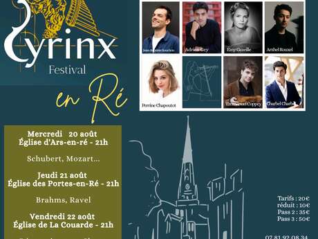 Festival Syrinx en Ré – Concierto en la iglesia de La Couarde