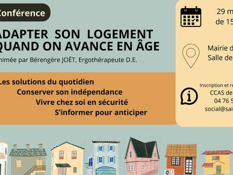 Conférence "Adapter son logement quand on avance en âge"