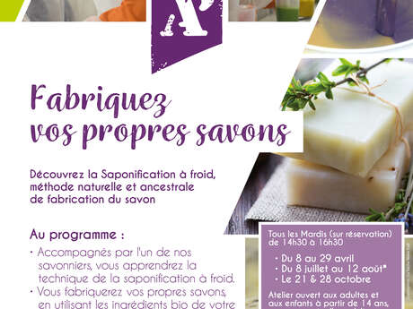 Atelier savon adulte