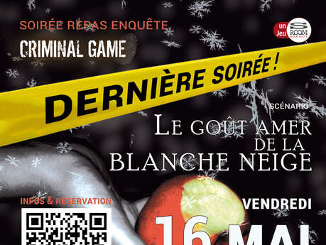 Soirée repas-enquête Criminal Game