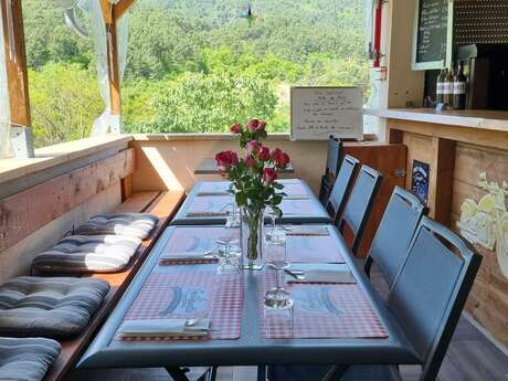 Restaurant guinguette du gîte de la tourterelle