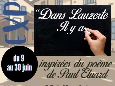 Exposition à la Médiathèque de Lauzerte