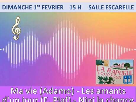 Concert de chansons françaises