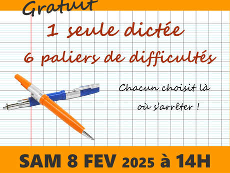 Dictée intergénérationnelle Le 8 fév 2025