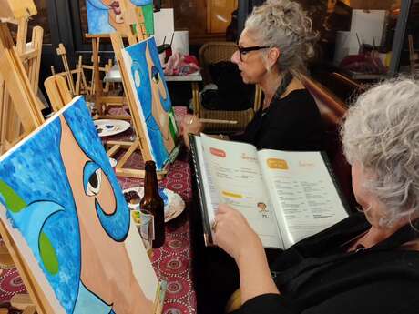Les Art’péros, Atelier apéro-peinture autour du Grand Site de France