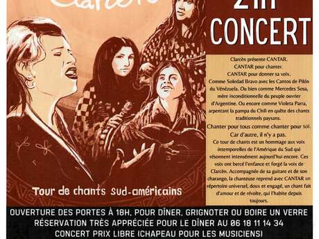 Concert au resto paysan: Clarcèn
