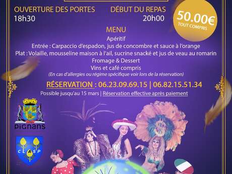 Dîner - spectacle au profit du téléthon