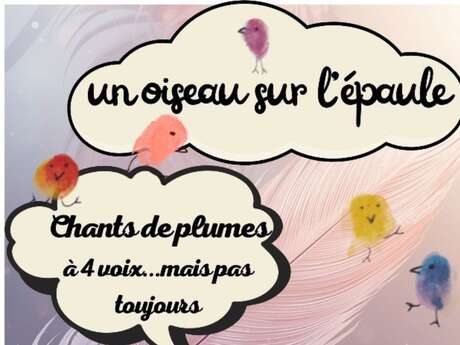 Un oiseau sur l'épaule