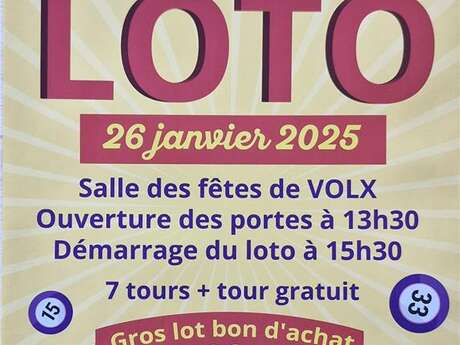 Loto des pompiers à Volx