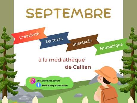 Septembre à la Médiathèque de Callian