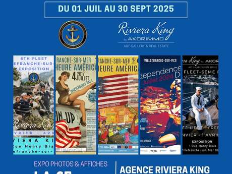 Exposition de l'Association "Les Américains et la 6e Flotte" à Villefranche-sur-Mer