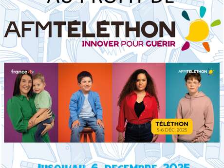 Bourse aux livres au profit de AFM Téléthon...