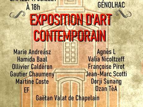 Exposition d'art contemporain