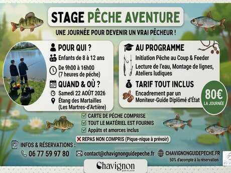 Initiations pêche été 2026