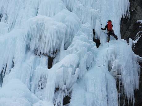 Découverte cascade de glace / journée