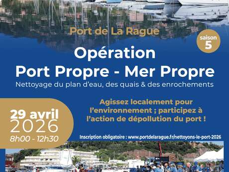 5ème édition Port Propre - Mer Propre
