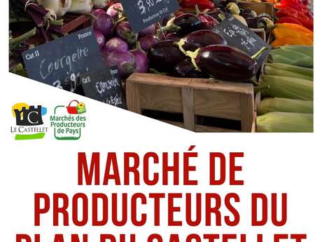 Marché hebdomadaire des producteurs au Plan du Castellet