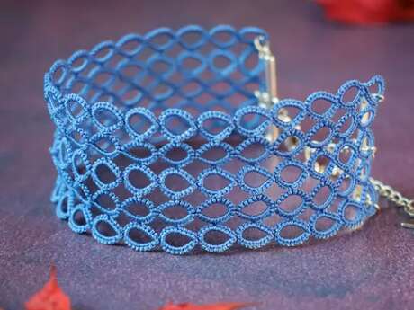 Fleur de Ginko - Bijoux en dentelle