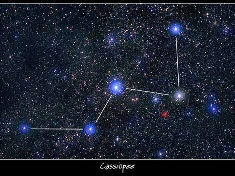 Cassiopeia meetings between stargazer amateur