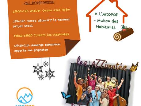 Venez fêter la fin de l'année à l'Agopop