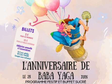 Spectacle jeune public -L'anniversaire de Baba Yaga