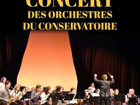 Musique : Concert des orchestres à cordes et à vent du conservatoire