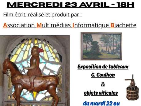 Exposition de tableaux de G. Coulhon et objets viticoles