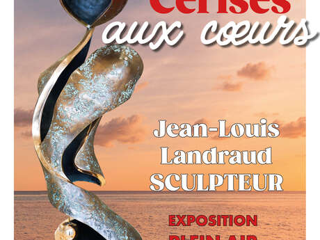 "Cerises aux cœurs": mostra di sculture all'aperto di Jean-Louis Landraud