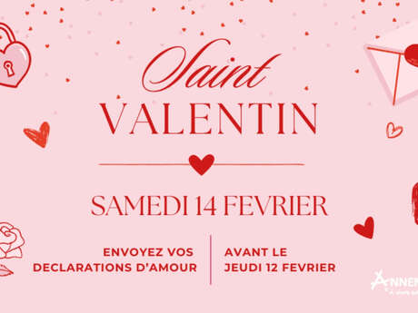 Saint-Valentin : affichez votre amour dans la Ville