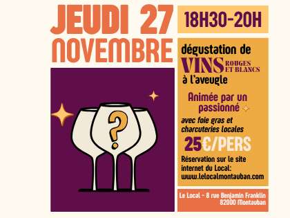 Dégustation de vins à l'aveugle