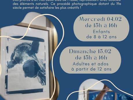 Ateliers " Cyanotype "