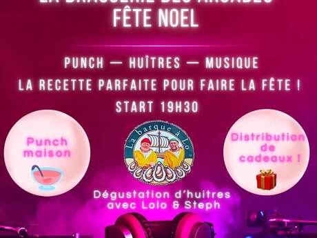 La Brasserie des Arcades fête Noël