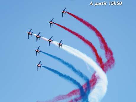 Meeting aérien de la Patrouille de France au Lavandou