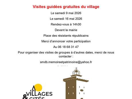 Visites guidées gratuites de Saint-Martin-de-Brômes