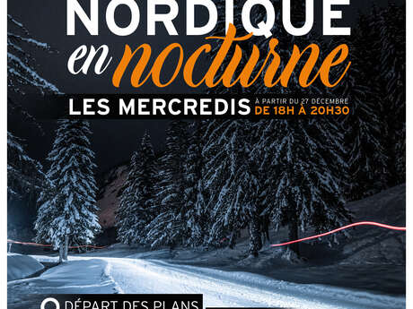 Nordic skiing at night Nordic skiing at night