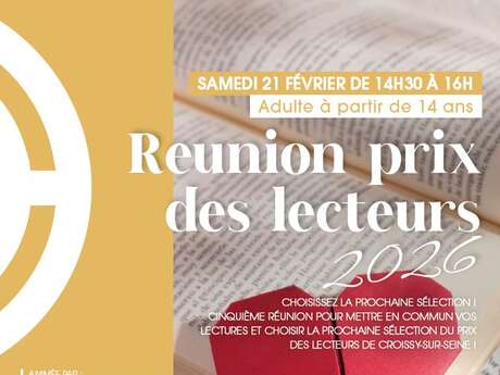 Réunion Prix des lecteurs 2026