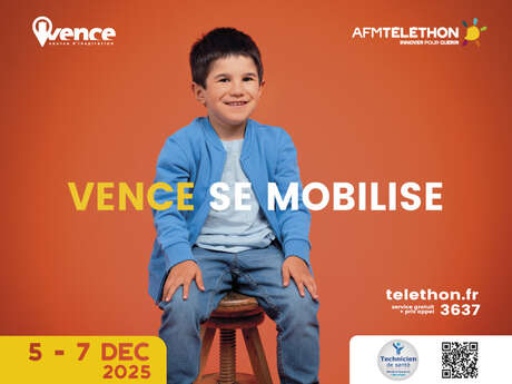 Téléthon 2025, Vence se mobilise ! Téléthon 2025, Vence se mobilise !